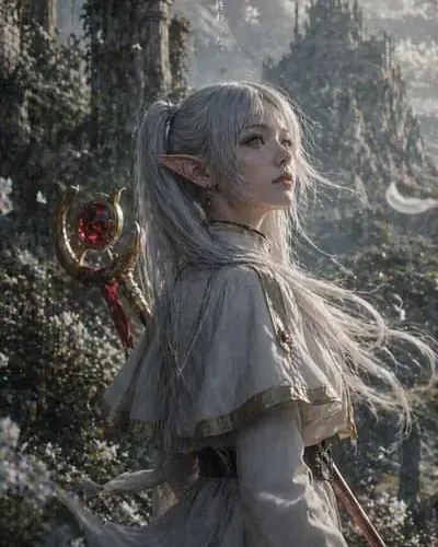 Elara Snow fantasy AI character